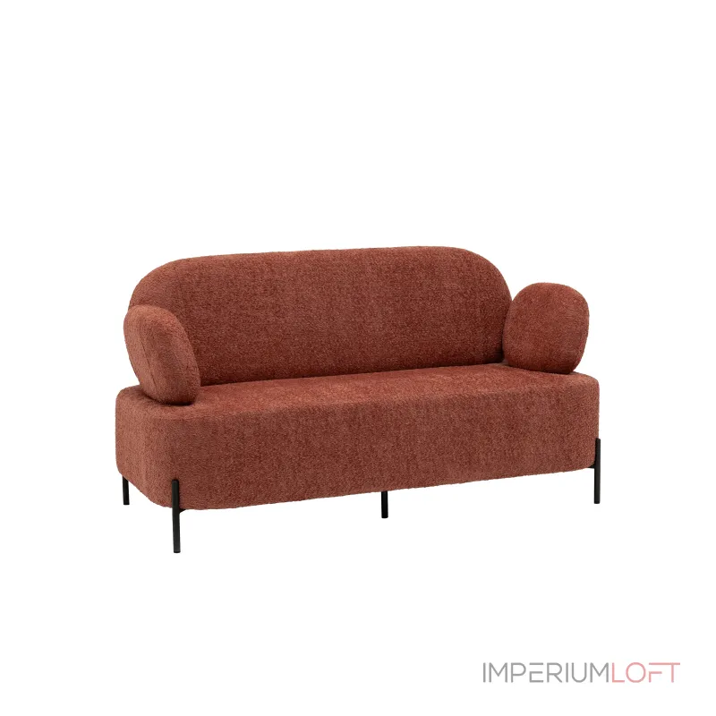 Диван Кэнди  букле коралловый Stool Group УТ000040021 от ImperiumLoft