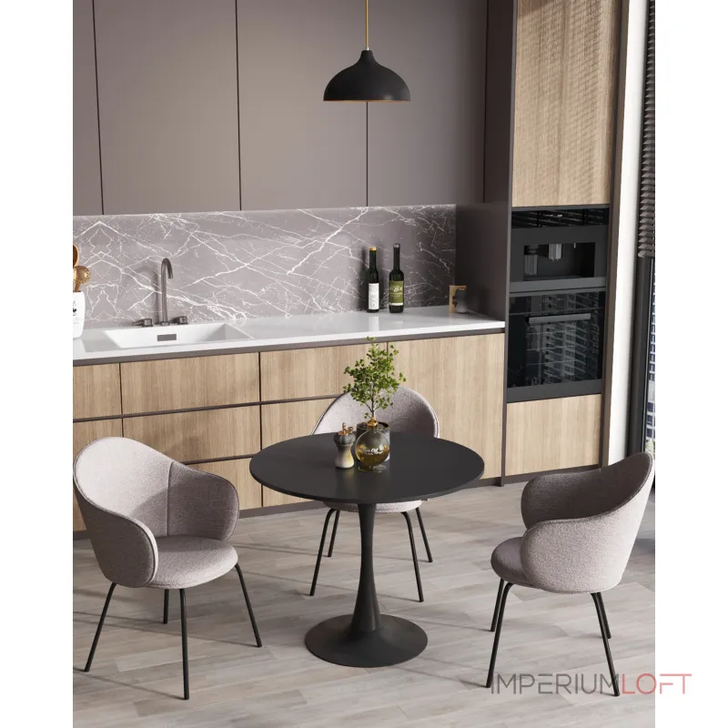 Стул обеденный Echo светло-серый Stool Group УТ000038599 от ImperiumLoft