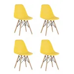 Стул Eames Style DSW желтый x4 (разборный каркас) Stool Group УТ000037604 от ImperiumLoft