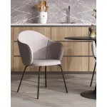 Стул обеденный Echo светло-серый Stool Group УТ000038599 от ImperiumLoft