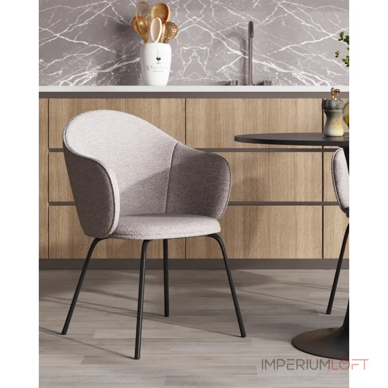 Стул обеденный Echo светло-серый Stool Group УТ000038599 от ImperiumLoft