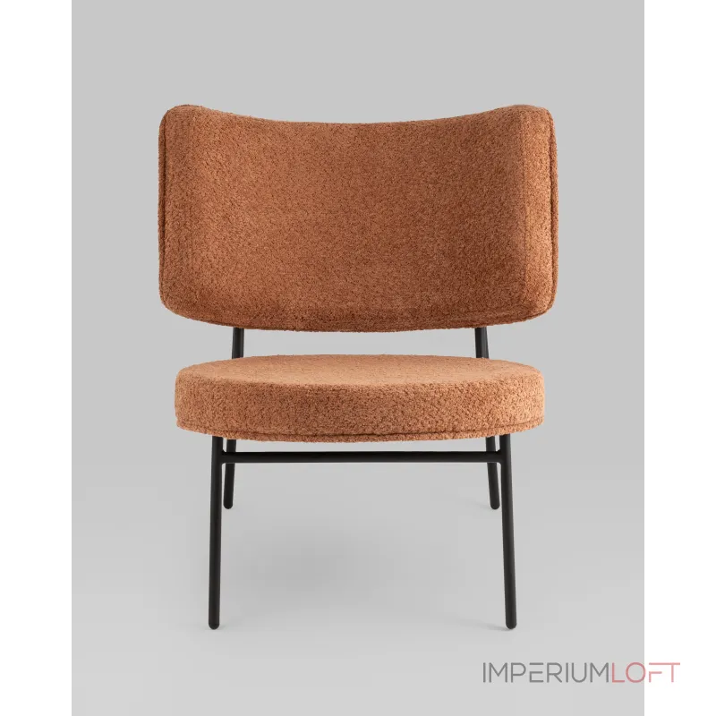 Кресло District Lounge букле терракотовый Stool Group УТ000039111 от ImperiumLoft Кресло District Lounge букле терракотовый Stool Group УТ000039111 от ImperiumLoft