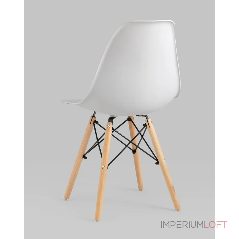 Стул Eames Style DSW светло-серый x4 (разборный каркас) Stool Group УТ000037608 от ImperiumLoft