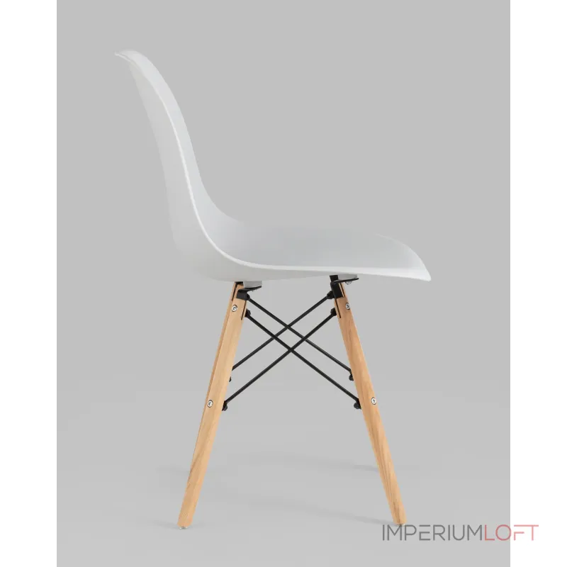 Стул Eames Style DSW светло-серый x4 (разборный каркас) Stool Group УТ000037608 от ImperiumLoft