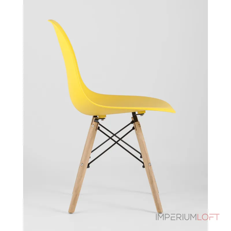 Стул Eames Style DSW желтый x4 (разборный каркас) Stool Group УТ000037604 от ImperiumLoft Стул Eames Style DSW желтый x4 (разборный каркас) Stool Group УТ000037604 от ImperiumLoft