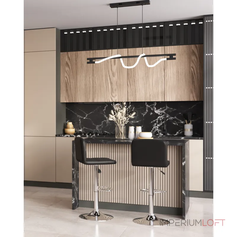 Стул барный Малави NEW черный NP Stool Group УТ000039146 от ImperiumLoft