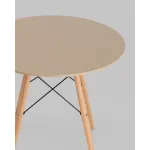 Стол Eames DSW NEW D80 бежевый Stool Group УТ000038040 от ImperiumLoft