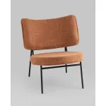 Кресло District Lounge букле терракотовый Stool Group УТ000039111 от ImperiumLoft