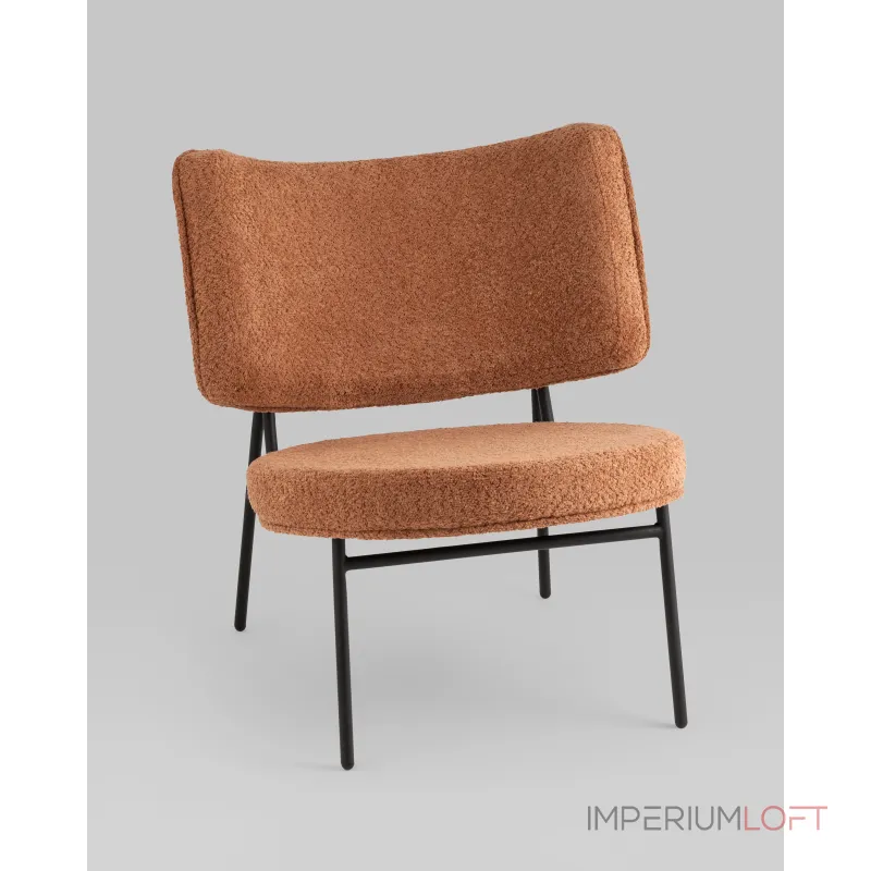 Кресло District Lounge букле терракотовый Stool Group УТ000039111 от ImperiumLoft Кресло District Lounge букле терракотовый Stool Group УТ000039111 от ImperiumLoft