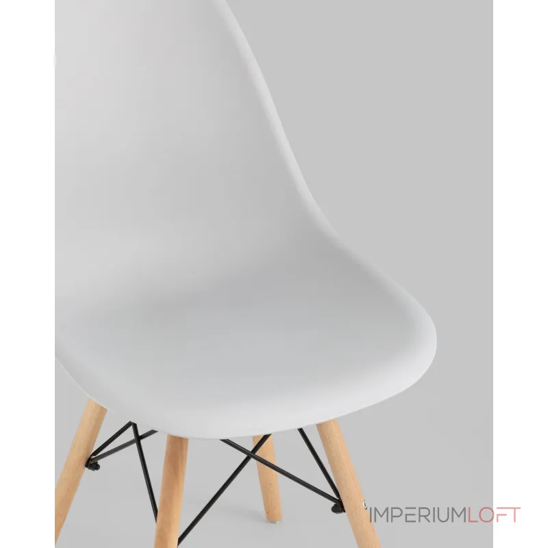 Стул Eames Style DSW светло-серый x4 (разборный каркас) Stool Group УТ000037608 от ImperiumLoft