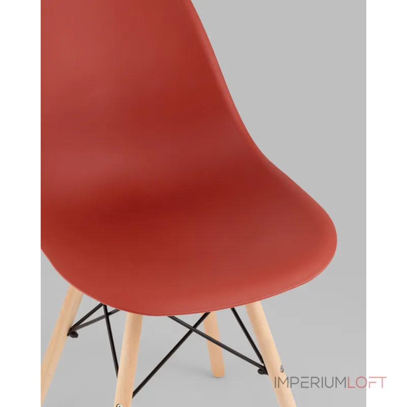 Стул Eames Style DSW терракотовый x4 (разборный каркас) Stool Group УТ000039376 от ImperiumLoft