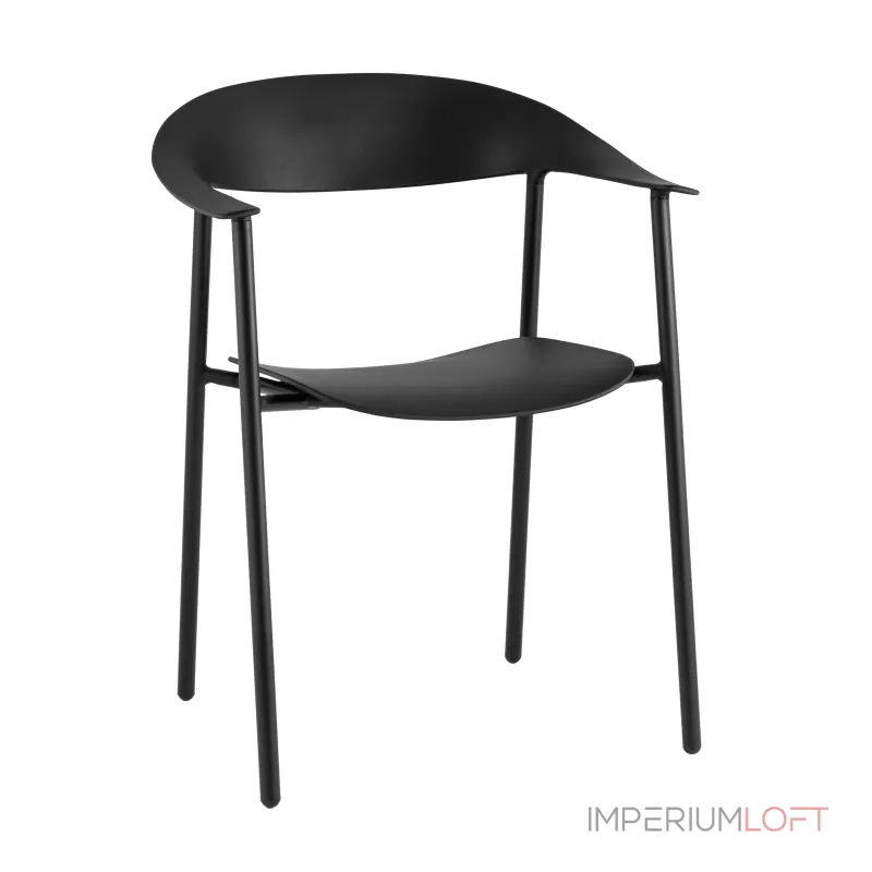 Стул Eila пластик черный Stool Group УТ000039771 от ImperiumLoft Стул Eila пластик черный Stool Group УТ000039771 от ImperiumLoft