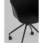 Кресло офисное LIBRA рогожка черный Stool Group УТ000038152 от ImperiumLoft