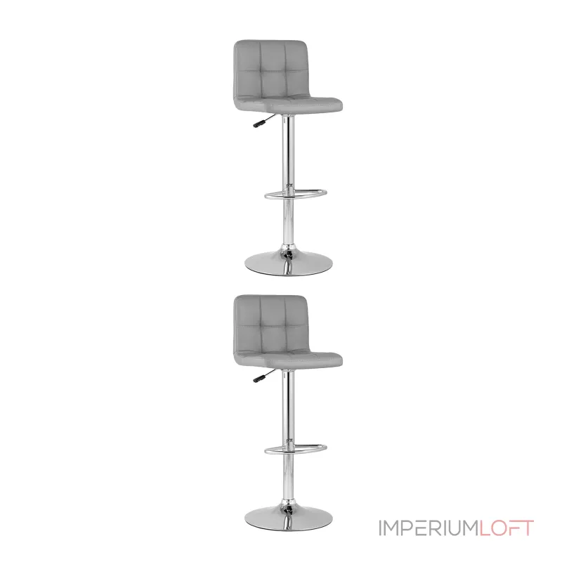 Стул барный Малави LITE серый 2 шт Stool Group УТ000038632 от ImperiumLoft