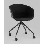 Кресло офисное LIBRA рогожка черный Stool Group УТ000038152 от ImperiumLoft