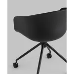 Кресло офисное LIBRA рогожка черный Stool Group УТ000038152 от ImperiumLoft