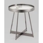 Журнальный столик Гера 50*50 см белая керамика Stool Group УТ000039406 от ImperiumLoft