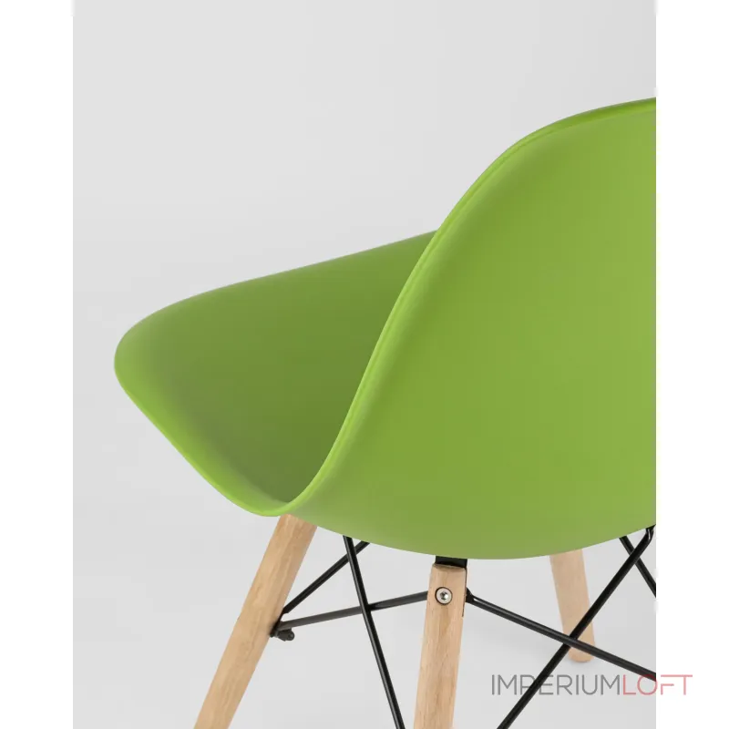 Стул Eames Style DSW зеленый (разборный каркас) Stool Group УТ000037591 от ImperiumLoft Стул Eames Style DSW зеленый (разборный каркас) Stool Group УТ000037591 от ImperiumLoft
