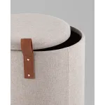 Пуф с ящиком Эркки рогожка S серый Stool Group УТ000039493 от ImperiumLoft