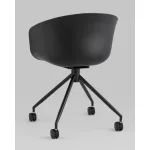 Кресло офисное LIBRA рогожка черный Stool Group УТ000038152 от ImperiumLoft