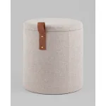 Пуф с ящиком Эркки рогожка S серый Stool Group УТ000039493 от ImperiumLoft