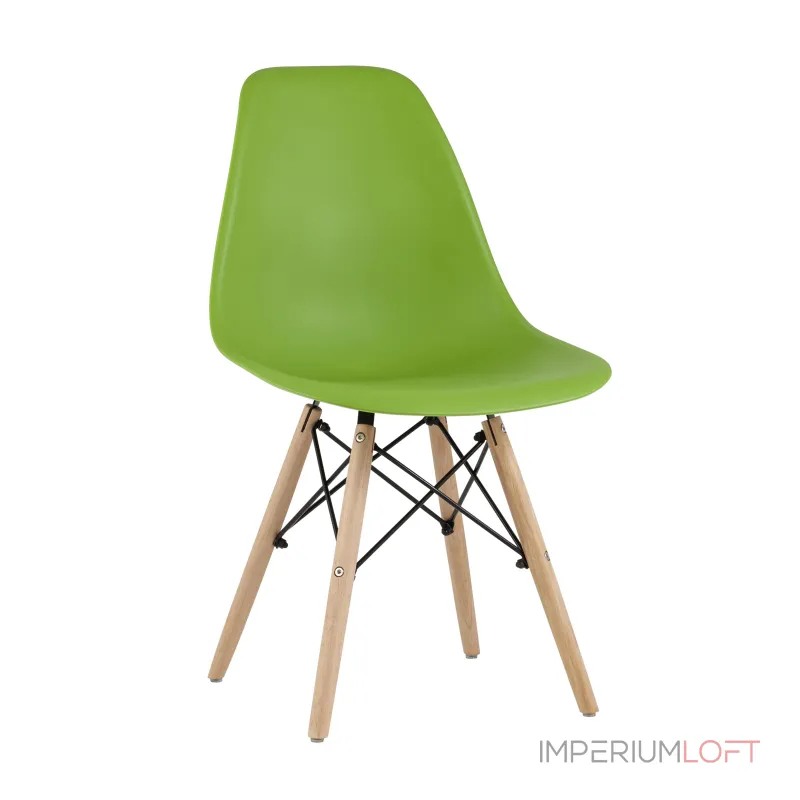 Стул Eames Style DSW зеленый (разборный каркас) Stool Group УТ000037591 от ImperiumLoft Стул Eames Style DSW зеленый (разборный каркас) Stool Group УТ000037591 от ImperiumLoft