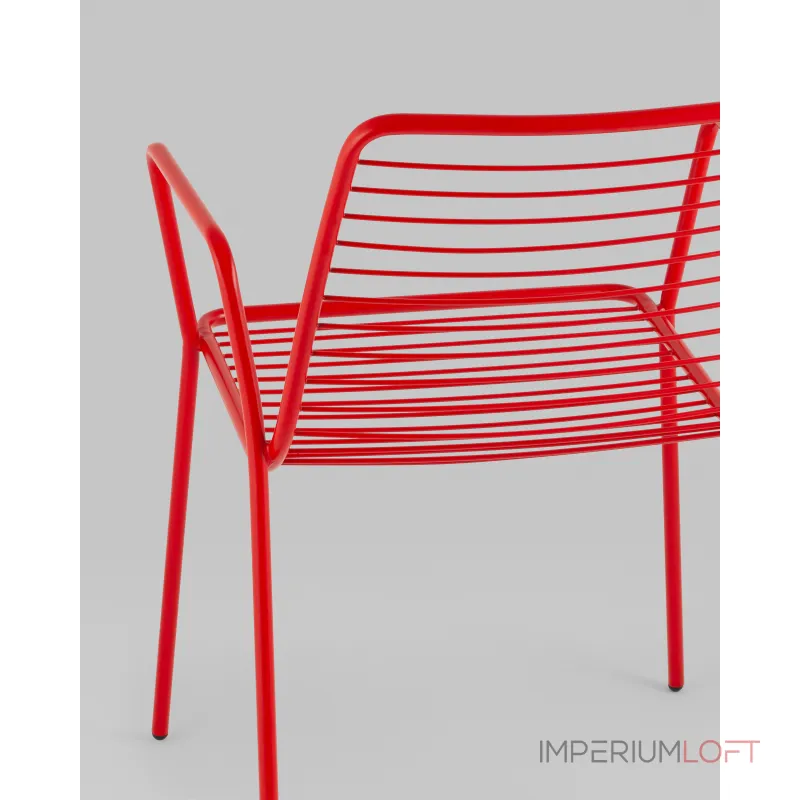 Стул с подлокотниками Дели металл красный Stool Group УТ000039268 от ImperiumLoft Стул с подлокотниками Дели металл красный Stool Group УТ000039268 от ImperiumLoft