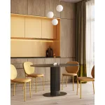 Стол обеденный Mystery 130*80 черный Stool Group УТ000039508 от ImperiumLoft