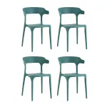 Стул Neo пластик темно-бирюзовый 4 шт. Stool Group УТ000037293 от ImperiumLoft