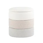 Пуф с ящиком Hive S букле бежевый Stool Group УТ000038717 от ImperiumLoft