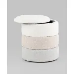 Пуф с ящиком Hive S букле бежевый Stool Group УТ000038717 от ImperiumLoft