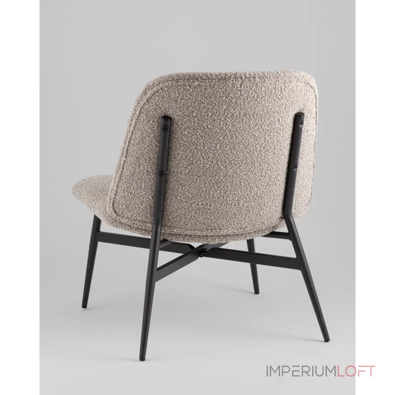 Кресло лаунж Ease коричневый Stool Group УТ000038983 от ImperiumLoft