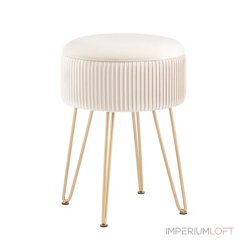 Пуф Астор бежевый Stool Group УТ000039496 от ImperiumLoft