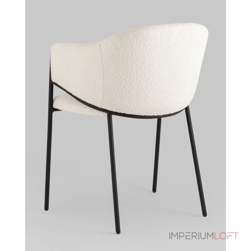 Стул Brace букле белый Stool Group УТ000039131 от ImperiumLoft