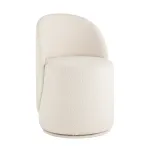 Пуф Loreen вращающийся букле белый Stool Group УТ000039104 от ImperiumLoft