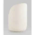 Пуф Loreen вращающийся букле белый Stool Group УТ000039104 от ImperiumLoft