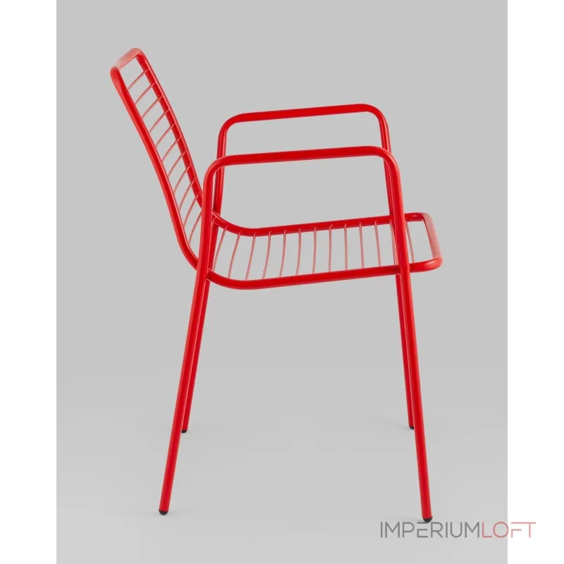 Стул с подлокотниками Дели металл красный Stool Group УТ000039268 от ImperiumLoft Стул с подлокотниками Дели металл красный Stool Group УТ000039268 от ImperiumLoft