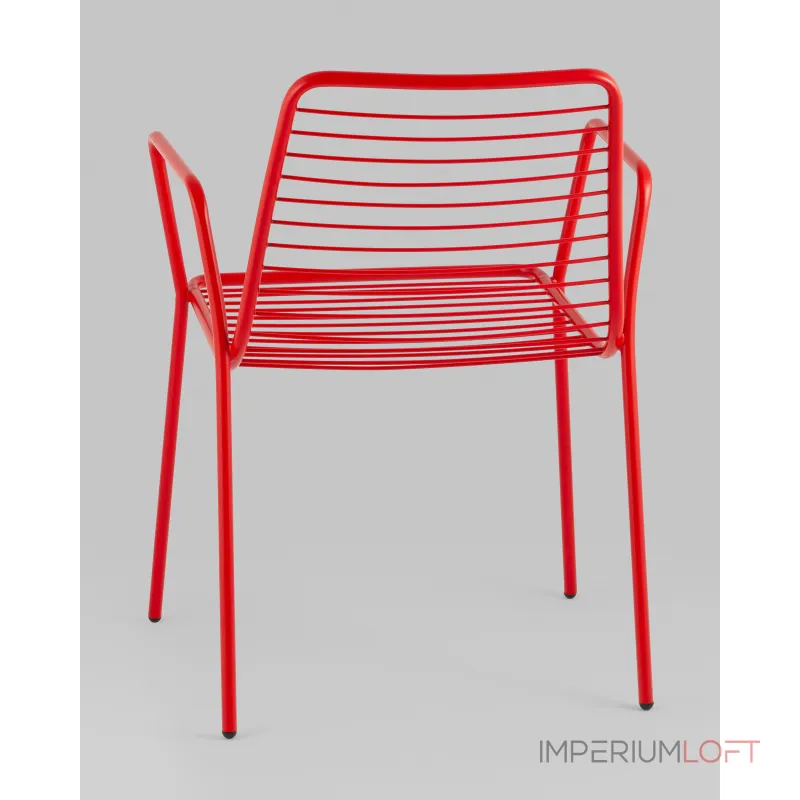 Стул с подлокотниками Дели металл красный Stool Group УТ000039268 от ImperiumLoft Стул с подлокотниками Дели металл красный Stool Group УТ000039268 от ImperiumLoft
