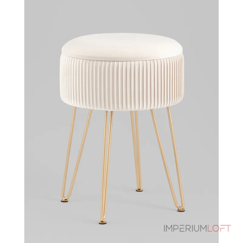 Пуф Астор бежевый Stool Group УТ000039496 от ImperiumLoft