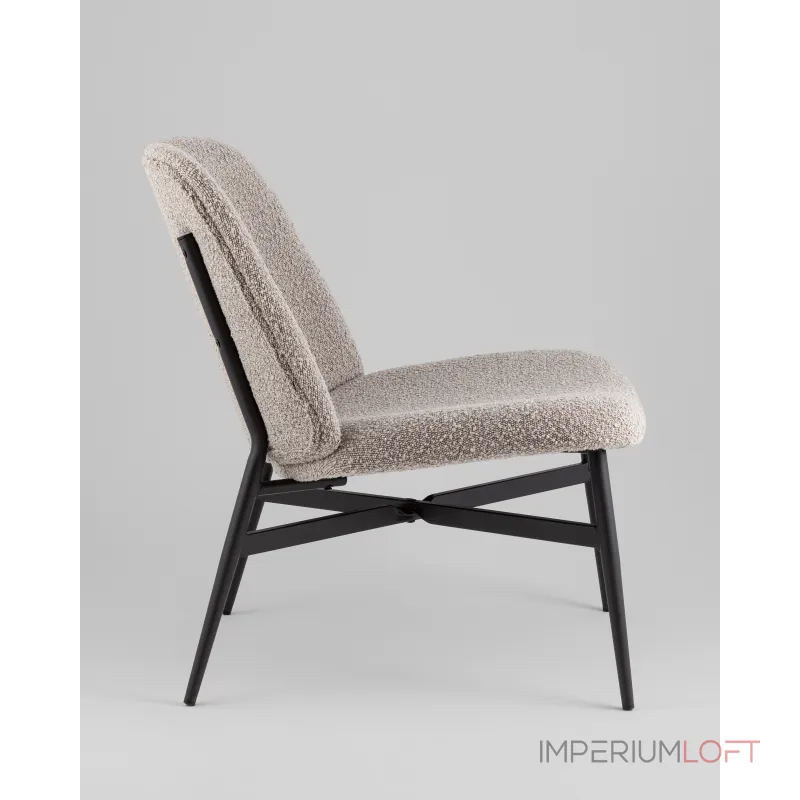 Кресло лаунж Ease коричневый Stool Group УТ000038983 от ImperiumLoft