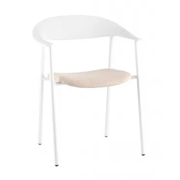 Стул Eila с подушкой пластик белый Stool Group УТ000039779