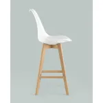 Стул барный FRANKFURT белый 4 шт Stool Group УТ000038332 от ImperiumLoft
