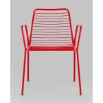 Стул с подлокотниками Дели металл красный Stool Group УТ000039268 от ImperiumLoft