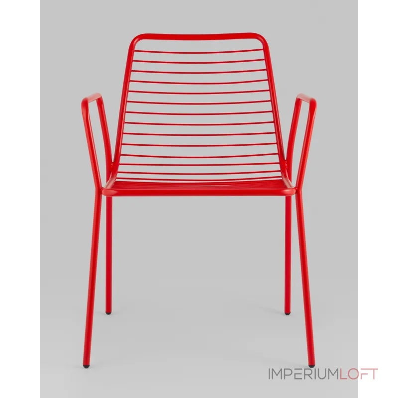 Стул с подлокотниками Дели металл красный Stool Group УТ000039268 от ImperiumLoft Стул с подлокотниками Дели металл красный Stool Group УТ000039268 от ImperiumLoft