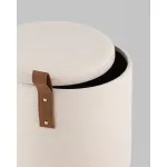 Пуф с ящиком Эркки рогожка XS белый Stool Group УТ000039492 от ImperiumLoft