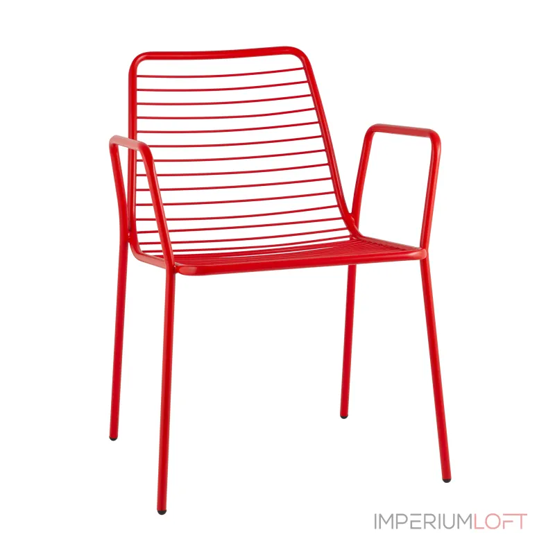 Стул с подлокотниками Дели металл красный Stool Group УТ000039268 от ImperiumLoft Стул с подлокотниками Дели металл красный Stool Group УТ000039268 от ImperiumLoft