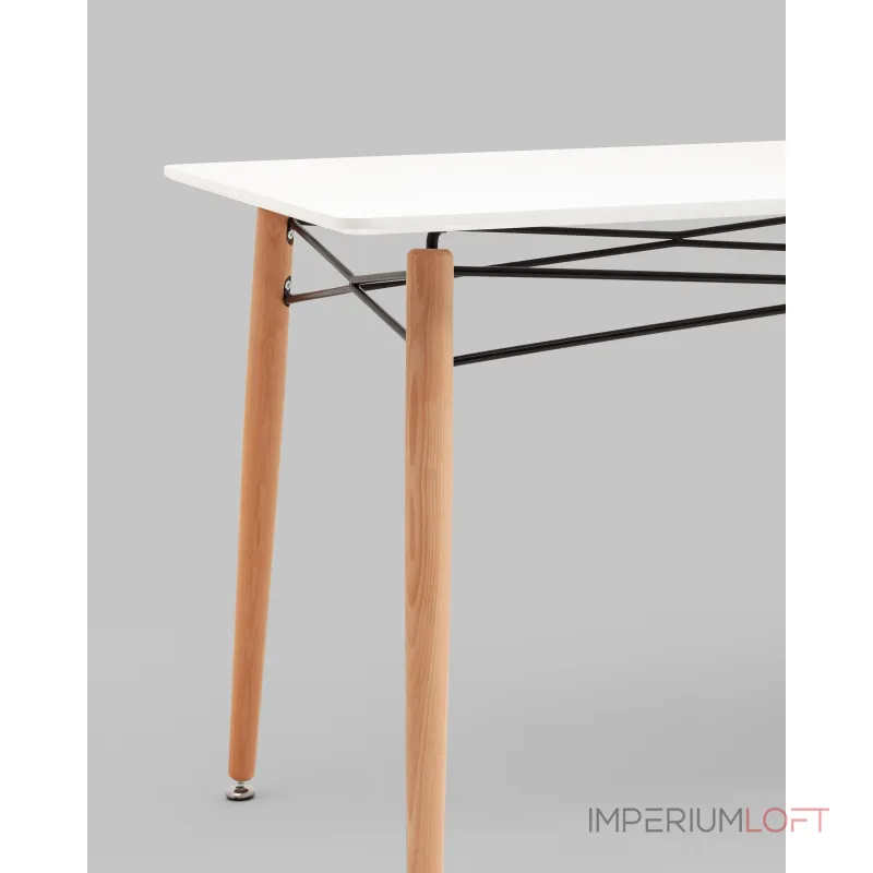Стол Eames DSW Rectangle New 120*80 белый Stool Group УТ000038926 от ImperiumLoft Стол Eames DSW Rectangle New 120*80 белый Stool Group УТ000038926 от ImperiumLoft