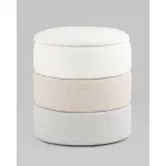 Пуф с ящиком Hive S букле бежевый Stool Group УТ000038717 от ImperiumLoft