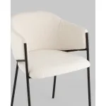 Стул Brace букле белый Stool Group УТ000039131 от ImperiumLoft