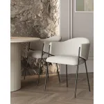 Стул Brace букле белый Stool Group УТ000039131 от ImperiumLoft